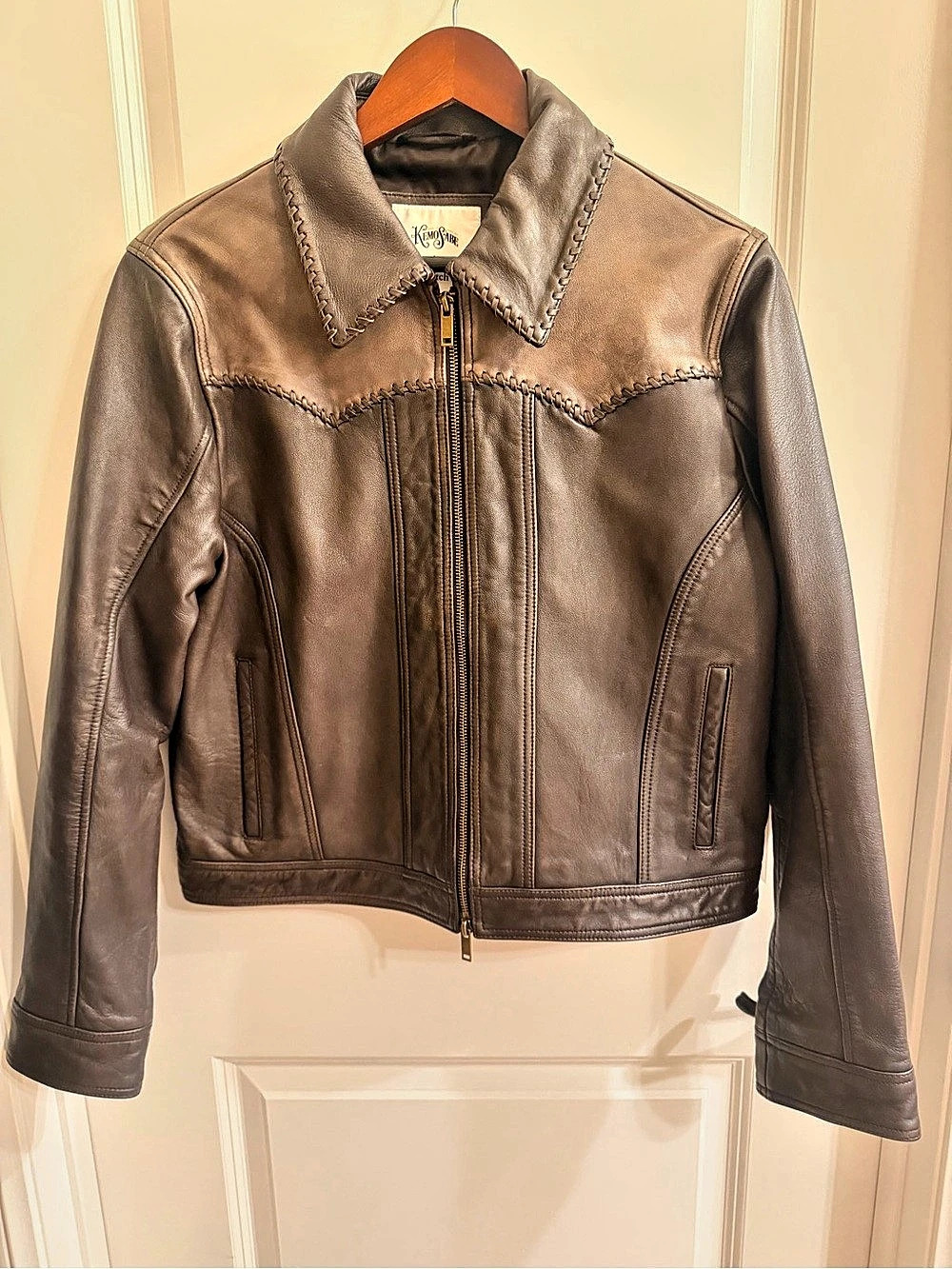 Abercrombie & Fitch x Kemo Sabe Western Genuine Leather Jacket Western
